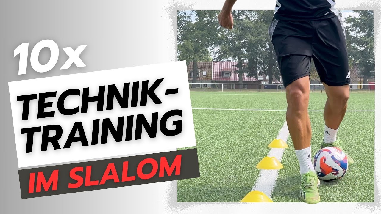 10 Slalom-Übungen für mehr Ballkontrolle